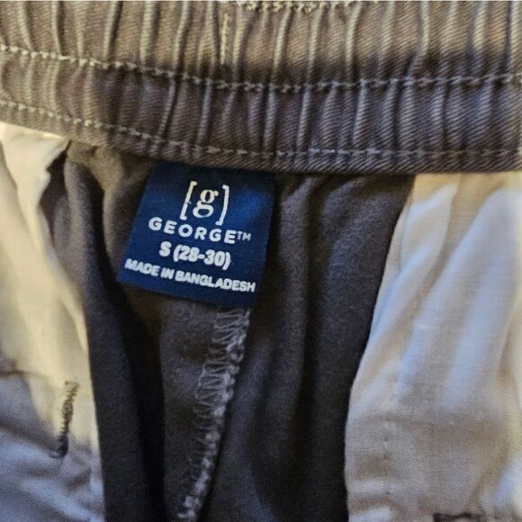 George Shorts set of (2) men's small (28-30) gray / black camouflage NWT - Picture 7 of 10